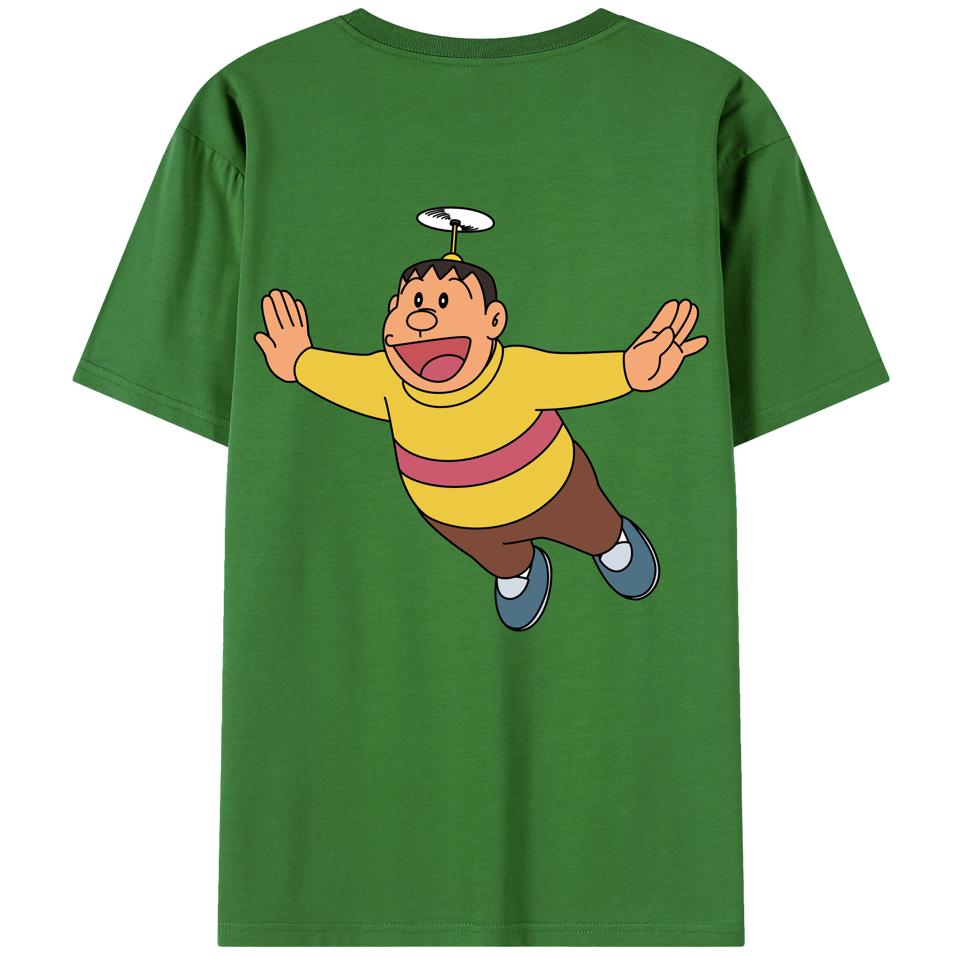 （画像用） ドラえもん 剛田武 Doraemon Gouta Takeshi レディース半袖Tシャツ(バックプリント)